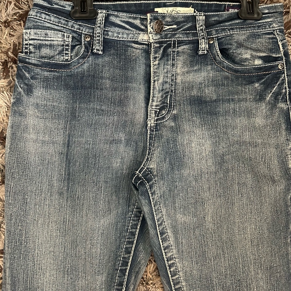 VGS Women's Faded Indigo straight Jeans